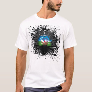T-shirts Foto aciganada do Splatter - personalizada