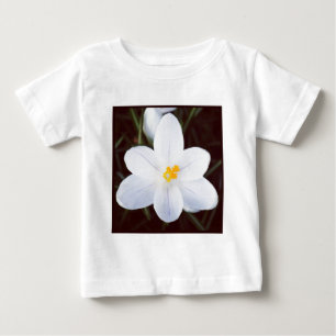 T-shirts Foto ao quadrado - Crocus branco