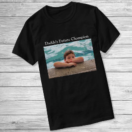 T-shirts Foto do Futuro Campeão do Papai Minimalista