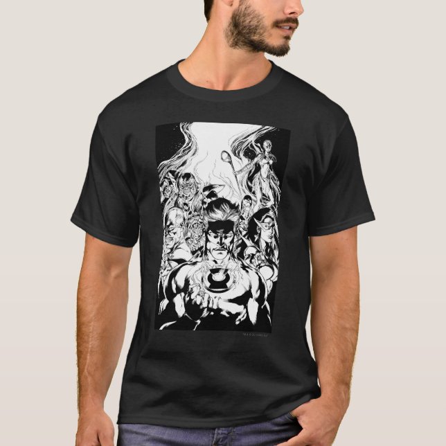 T-shirts Foto do Grupo Lantern Corps (Frente)