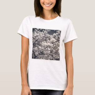 T-shirts Foto quadrada - flor de cerejeira