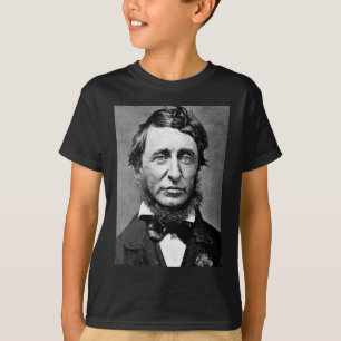T-shirts Fotografia do retrato de Henry David Thoreau