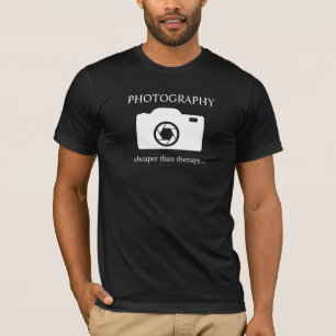 T-shirts Fotografia.mais barato que terapia...