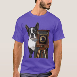 T-shirts Fotógrafo de Boston Terrier 2