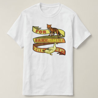 T-shirts Fox Duck Animal Pun Engraçado