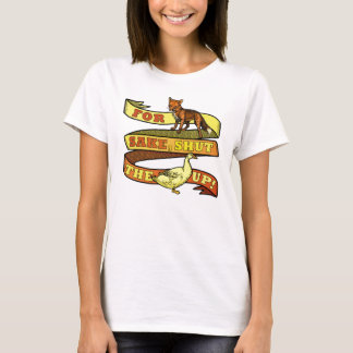 T-shirts Fox Duck Animal Pun Engraçado