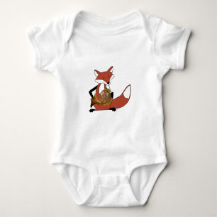 T-shirts Fox que joga a trompa francesa
