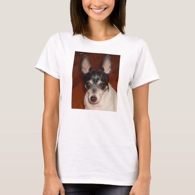 T-shirts Fox Terrier do brinquedo (Frente)