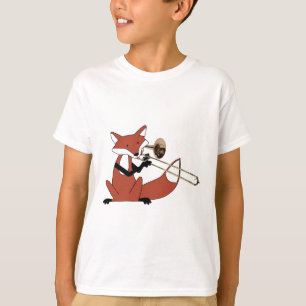 T-shirts Fox tocando Trombone