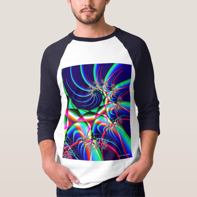 T-shirts Fractal festivo (Frente)