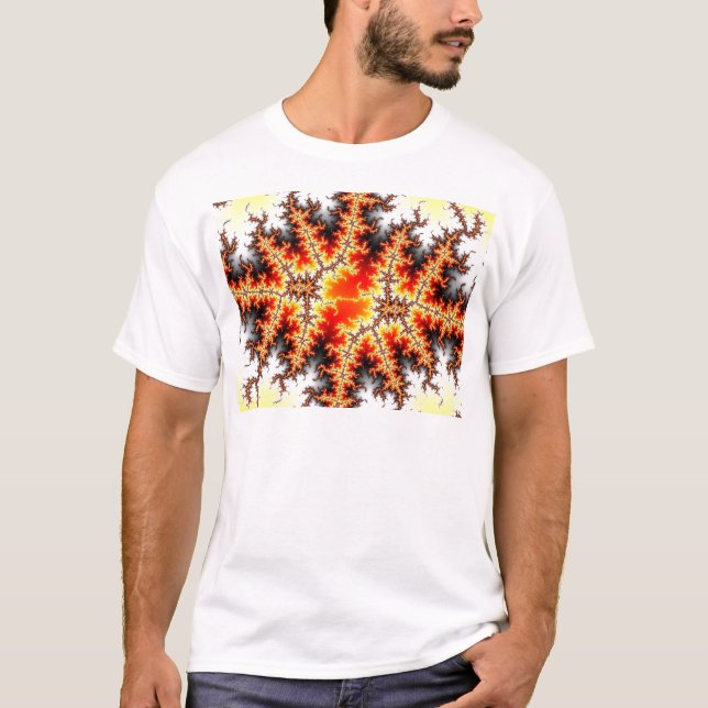 T-shirts Fractal mandelbrot set (Frente)
