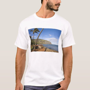T-shirts França, Ilha da Reunião, St-Denis, vista de La