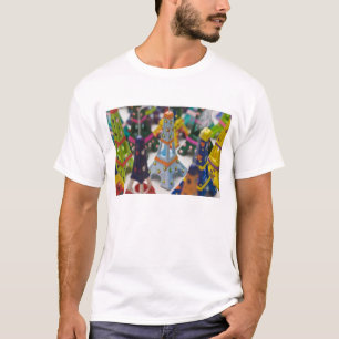 T-shirts França, Paris, Torres Eiffel em miniatura