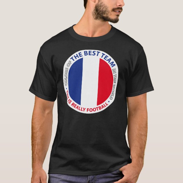 T-shirts France Frankreich Art Shield (Frente)