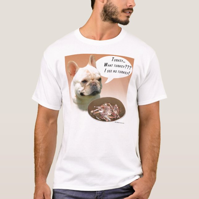 T-shirts Francês Bulldog Turquia (Frente)