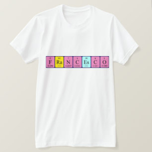 T-shirts Francesco periódico nome da mesa