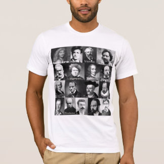 T-shirts Franceses das letras