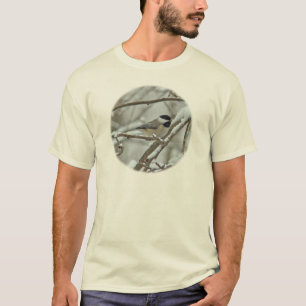 T-shirts Frango de Capa Negra em Tempestade de Neve