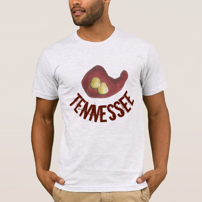 T-shirts Frango quente Nashville com picles TENNESSEE Comid (Frente)