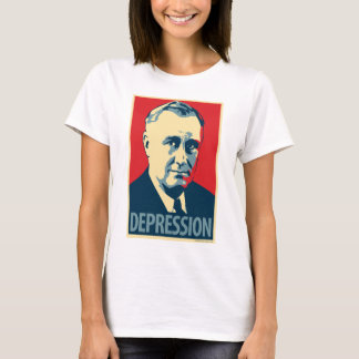 T-shirts Franklin D. Roosevelt - depressão: Parte superior