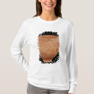 T-shirts Frasco decorado com sobreposição de escalas