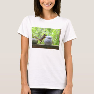 T-shirts Frasco do esquilo e de biscoito