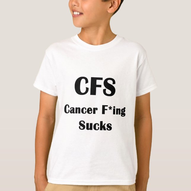 T-shirts Freaking do cancer suga (Frente)