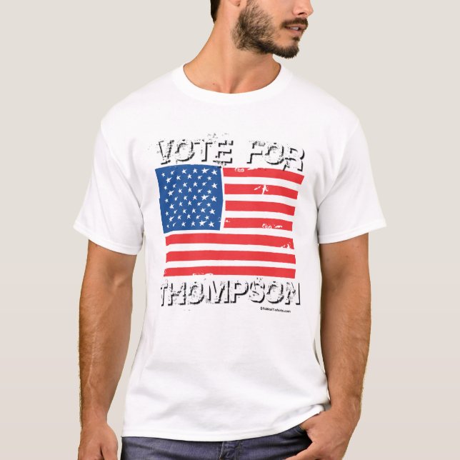 T-SHIRTS FRED THOMPSON PARA O PRESIDENTE (Frente)
