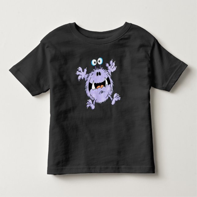 T-shirts Fred Toddler assustado (Frente)
