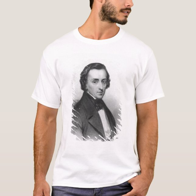 T-shirts Frederic Chopin, após Ary Scheffer (Frente)