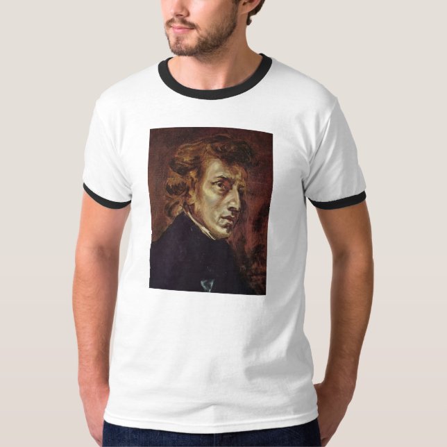 T-shirts Frédéric Chopin Portrait (Frente)