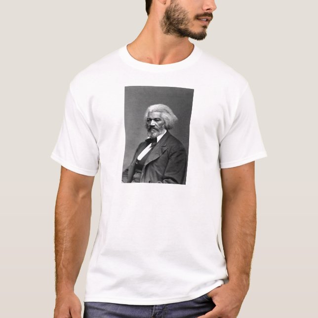 T-shirts Frederick Douglass Retrato de George K. Warren (Frente)