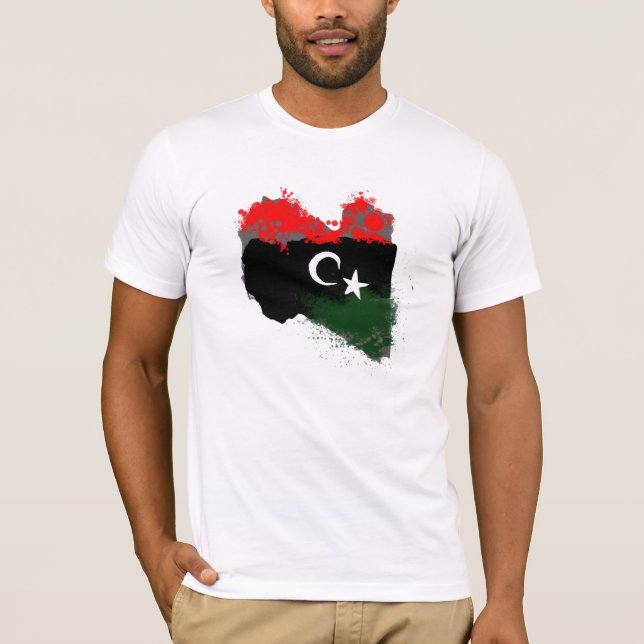 T-shirts Free Libya (Frente)