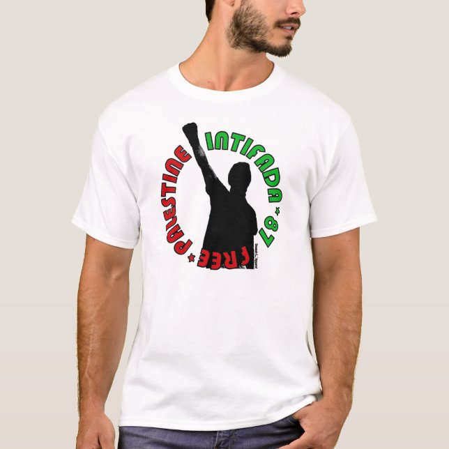 T-shirts Free Palestine Intifada (Frente)