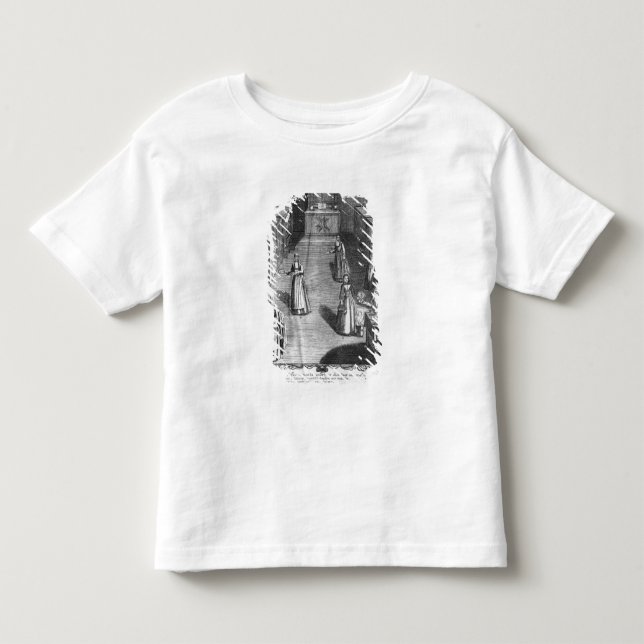 T-shirts Freiras que servem a comida aos pacientes no (Frente)