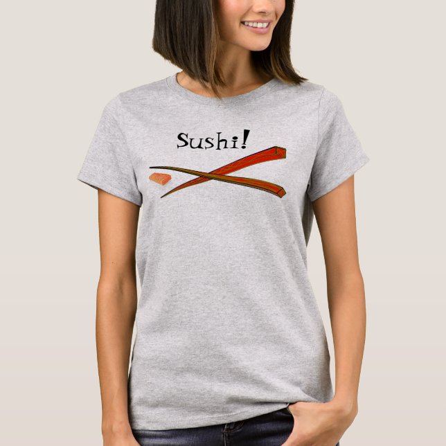 T-shirts Frente Sushi - Wasabi - Traseira (Frente)