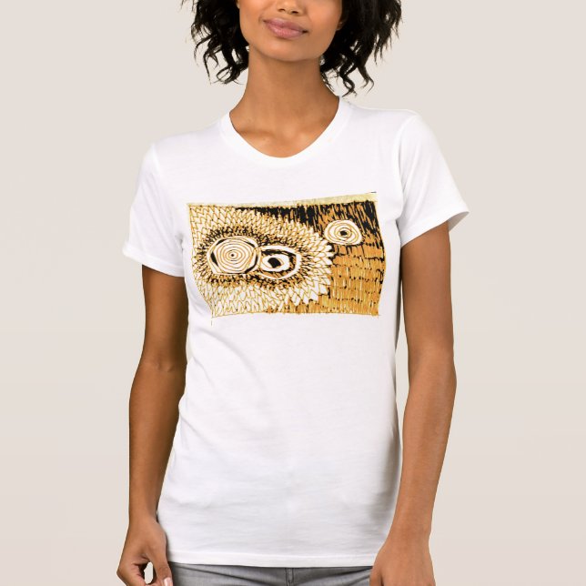 T-shirts freqüências dos girassóis (Frente)