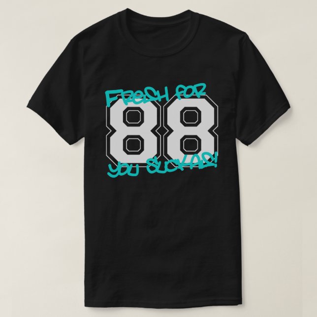 T-shirts Fresco para '88 (Frente do Design)