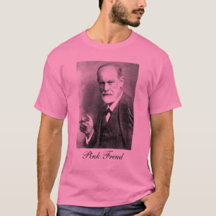 T-shirts Freud cor-de-rosa