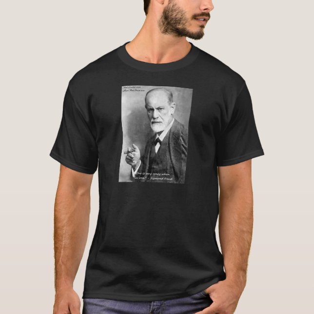 T-shirts Freud Crazy Amantes Adoram Ofertas De Ofertas Etc (Frente)