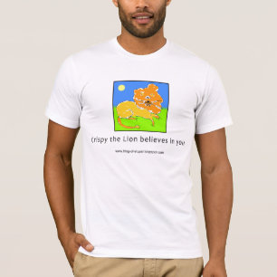 T-shirts Friável o leão acredita em você