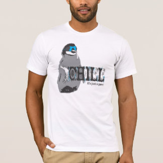 T-shirts Frio, é apenas um jogo! Pinguim