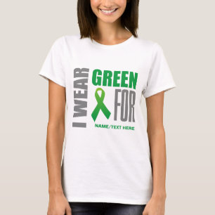 T-shirts Friso de consciência verde