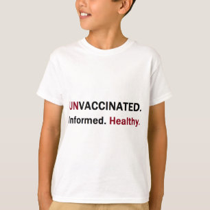 T-shirts front.png saudável informado unvaccinated