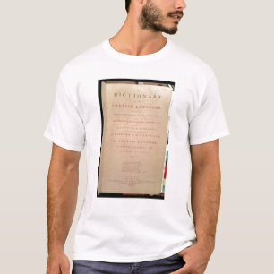 T-shirts Frontispício do volume mim do inglês