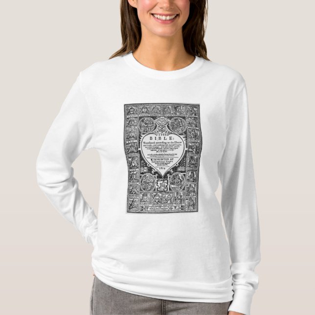 T-shirts Frontispício para a tradução inglesa (Frente)