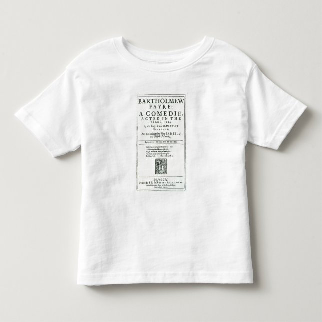 T-shirts Frontispiece 'a Bartholomew Fair (Frente)