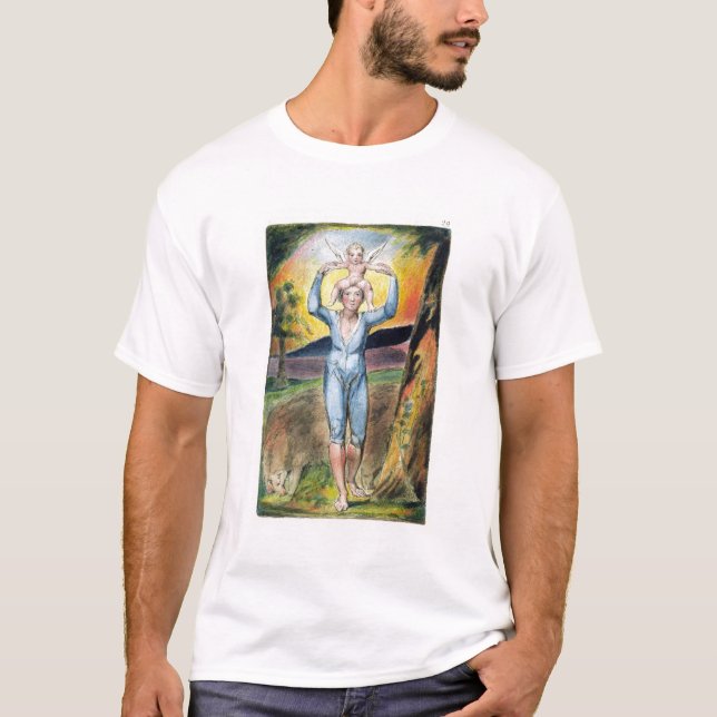 T-shirts Frontispiece 'das canções da inocência e de Exper (Frente)