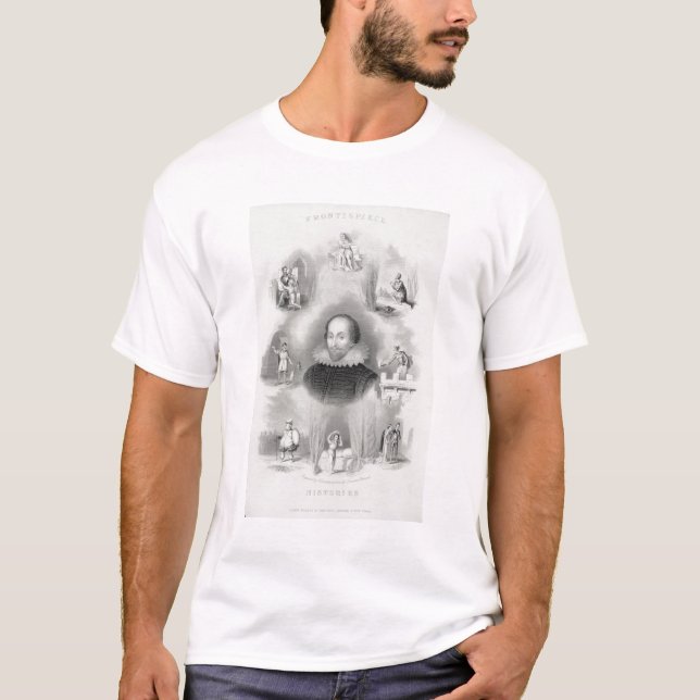T-shirts Frontispiece para as "histórias, 'do Comple (Frente)