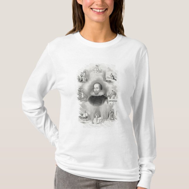 T-shirts Frontispiece para as "histórias, 'do Comple (Frente)